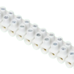 BORNERA T/REGLETA PVC LECHOSO  3A 04MM  PAQX10UND