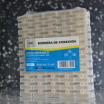 BORNERA T/REGLETA PVC TRANSPARENTE 16A 12MM  PAQX10UND