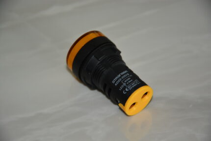 LAMPARA DE SEÑALIZACION LED PILOTO 22MM AMARILLO  CAJAX10UND