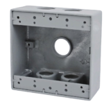 CAJA CONDULEX MODULAR RAWEL CUADRADO 1/2" 5HUECOS  CAJAX50UND