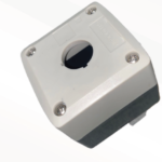 BASE PARA CONTROL PUSH BUTTON 1 HUECO  TODO GRISS