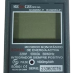 MEDIDOR MONOFÁSICO DIGITAL PARA RIEL DIN SGM42L 5(60)AMP