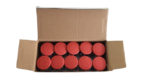 PULSADOR ROJO NC 40MM  HONGO PARADA DE EMERGENCIA CAJAX10UND - Imagen 2