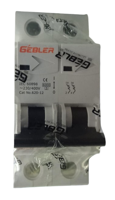 Llave termomagnética 2 polos 40amp Gebler