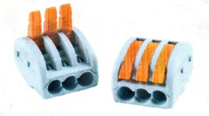 CONECTORES RAPIDOS DE LINEA 3 CABLES 4MM2 BOLSAX100UND