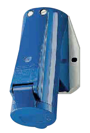 s1369 TOMA VISIBLE 32AMP 2P+T AZUL IP44 S1369 - Imagen 1