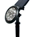 ESTACA SOLAR LED  TIPO ANTOCHA 5W  RGB 7 COLORES EN 1