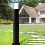 BOLARDO O BALIZA LED CARLO 800MM ALTURA 6W CCT 3K/ 4K/ 6.5K  COLOR NEGRO