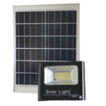 REFLECTOR LED 60W 6.5K CON PANEL SOLAR SEPARADO PARA USO PARA EXTERIOR (COMPLETO)