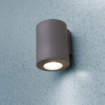 APLIQUE DE PARED LED 3.5W 3K  COLOR NEGRO MODELO FRANCA  LUZ 1 LADO