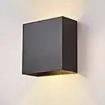 APLIQUE DE PARED LED COLOR NEGRO  3W 3K  MODERNO LUZ 2 LADOS