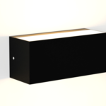 APLIQUE DE PARED LED COLOR NEGRO  12W CCT 3K/ 4K/ 6.5K  MODERNO LUZ 2 LADOS