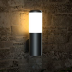 APLIQUE DE PARED LED COLOR NEGRO  INCLUYE FOCO 15W 3K  MODERNO