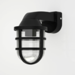 FAROLA DE PARED LED COLOR NEGRO  INCLUYE FOCO 6W 4K  A60 MODERNO