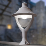 FAROLA MODERNA BEPPE400 NEGRO MATE CON FOCO LED E27 50W 4K  INCLUYE BASE