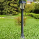 BOLARDO O BALIZA SOLAR LED DECORATIVO 960MM ALTURA 12W CCT 3EN1 3K /4K / 6.5K CON SENSOR - TIPO ORNAMENTAL