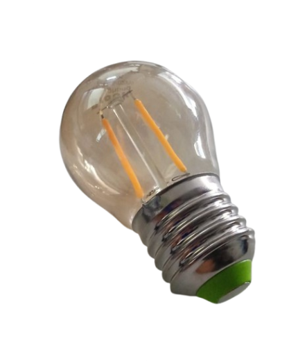 FOCO O BULBO LED TIPO VINTAGE G45 4W 3K VIDRIO NACARADO