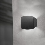 APLIQUE DE PARED LED 4W 3K COLOR NEGRO MODELO ABRAM LUZ 2 LADOS