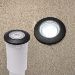 LUMINARIA DOWNLIGHT MULTIPROPOSITO 1.7W 3K  IP67 IK10 COLOR NEGRO MODELO ALDO IDEAL PARA ESPACIOS PEQUEÑOS