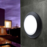 PLAFON DE EXTERIOR IP66 DECORATIVO IDEAL PARA PLAYA - MODELO BERTA EN NEGRO NO INCLUYE FOCO