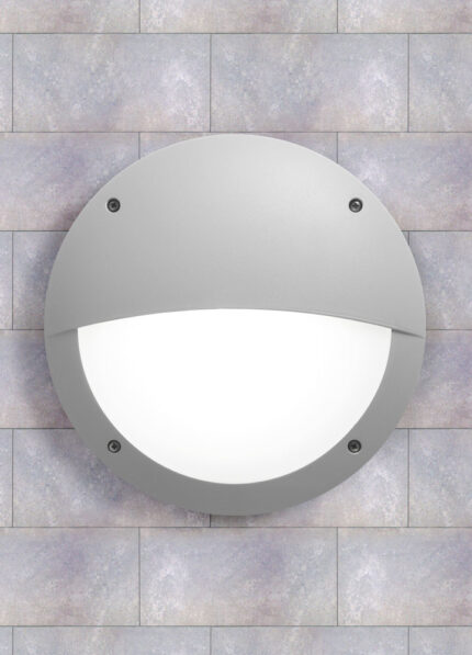 PLAFON DE EXTERIOR IP66 DECORATIVO IDEAL PARA PLAYA - MODELO LUCIA EN BLANCO MEDIO DIFUSOR NO INCLUYE FOCO