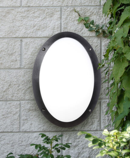 PLAFON DE EXTERIOR IP66 DECORATIVO IDEAL PARA PLAYA - MODELO MADDI EN NEGRO NO INCLUYE FOCO