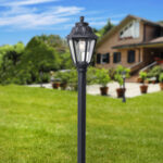 BOLARDO O BALIZA LED 1200 ALTURA 6W  3K  COLOR NEGRO ORNAMENTAL