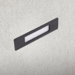 LUZ GUIA LED PARA ESCALERAS EMPOTRADO 8.5W 3K COLOR NEGRO MODELO NINA190