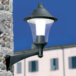 FAROLA MODERNA REMO500 NEGRO MATE CON FOCO LED E27 60W 4K