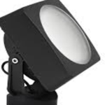 ESTACA DE JARDIN PROFESIONAL LED IP66 COLOR NEGRO  10W  4K MODELO TOMMY SQ CUADRADO (OPCIONAL FIJACIÓN EN PARED)