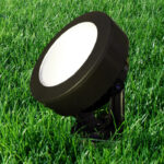 ESTACA DE JARDIN PROFESIONAL LED IP66 COLOR NEGRO  10W  4K MODELO TOMMY CIRCULAR (OPCIONAL FIJACIÓN EN PARED)
