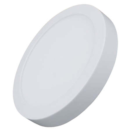 PANEL LED PARA EMPOTRAR Y SOBREPONER 40W  CCT SWITCH 3K/ 4K/ 6.5K 220MM DIAMETRO POLICARBONATO