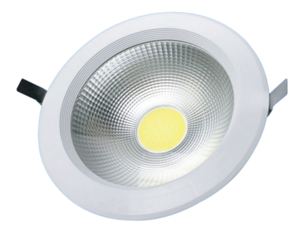PANEL LED PARA EMPOTRAR TIPO COB 6W 6.5K  95MM DIAMETRO