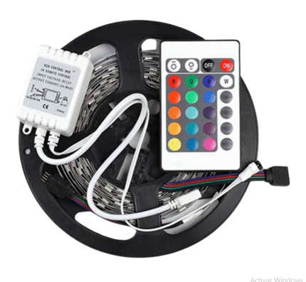 SET RGB 12V CHIP 5050 10W/M  SET DE 5M  IP20 108 CHIP PCB 8MM
