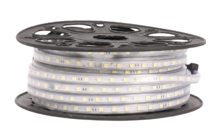 MANGUERA LED PVC 96 CHIP 5050  IP65 PCB 12MM 220V 8W/M RGB 50M USA RECTIFICADOR