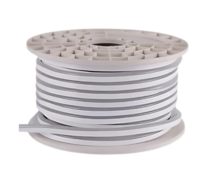 MANGUERA LED NEON 360º 120 CHIP 2835 IP65 PCB 6MM 220V 6W/M VIOLETA 50M USA RECTIFICADOR