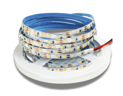 MANGUERA LED SMD 120 CHIP 2835 IP65 PCB 8MM 220V 6W/M 3000K 50M CONEXIÓN DIRECTA