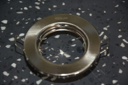 BASE SPOT FIJO DECORATIVO COLOR SATIN CHROME MATERIAL FIERRO