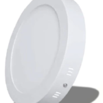 PANEL LED DE SOBREPONER REDONDO 6W 3K  PROFESIONAL 105MM DIAMETRO - ALUMINIO FACTOR 0.9