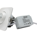 DOWLIGHT LED MOVIBLE 3W 3K  TIPO OJO IDEAL PARA MUEBLES