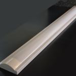 LUMINARIA LED TIPO CANOA CON DIFUSOR EQUIPADO CON 2 TUBOS 20W  IDEAL PARA OFICINAS