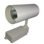 SPOTLIGHT PARA RIEL TIPO COB CUERPO BLANCO 30W 4K PROFESIONAL FACTOR 0.6