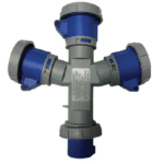 SOCKET MULTIPLE IND 2P+E 16A 220V (PULPO DE 4) Y+1   USO PESADO IP67