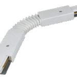 UNION FLEXIBLE O ANGULO FLEXIBLE PARA RIEL DE SPOTLIGHT BLANCO 3 HILOS 3P+TIERRA
